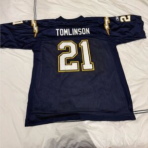 VINTAGE Navy and White NFL Reversible Style Jersey XL